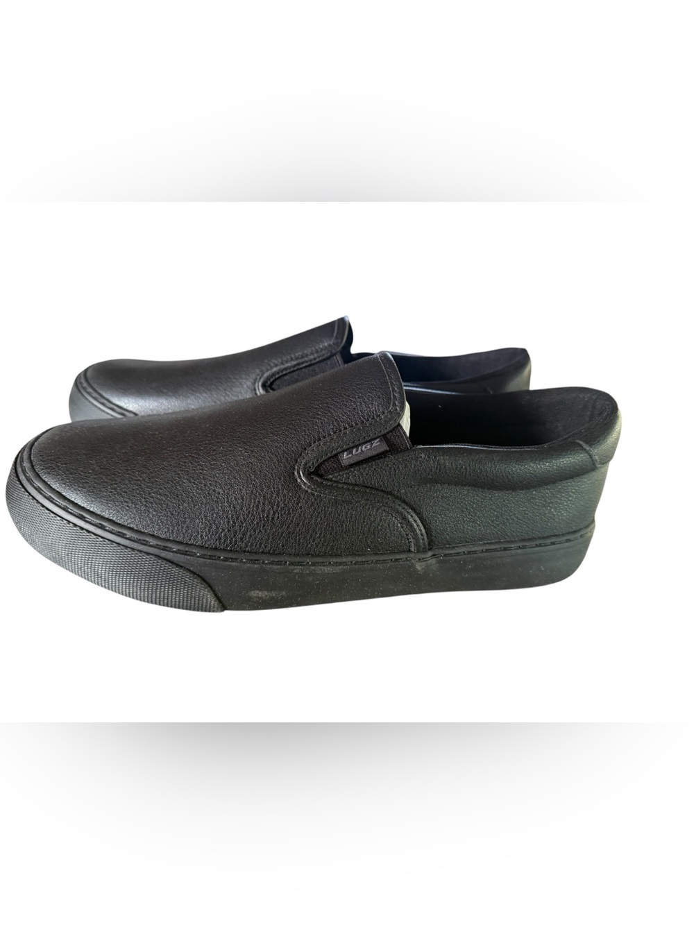 Lugz Pro-Tech Black Slip Resistant Work Shoes 8W